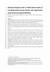 Research paper thumbnail of Detecting Response Shift in Health-related Quality of Life Measurement among Patients with Hypertension Using Structural Equation Modeling