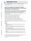 Research paper thumbnail of Patient Priority Weighting of the Roland Morris Disability Questionnaire Does Not Change Results of the Lumbar Epidural Steroid Injections for Spinal Stenosis Trial