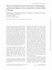 Research paper thumbnail of Mode of Communication, Perceived Level of Understanding, and Perceived Quality of Life in Youth Who Are Deaf or Hard of Hearing