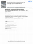 Research paper thumbnail of Autotrophic picoplankton during summer phytoplankton development: diel abundance and productivity