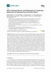 Research paper thumbnail of Ionic Exchange Resins and Hydrogels for Capturing Metal Ions in Selected Sweet Dessert Wines