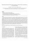 Research paper thumbnail of Experimental and numerical study of NO formation in a domestic H2/air coaxial burner at low Reynolds number