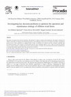 Research paper thumbnail of Investigating Key Decision Problems to Optimize the Operation and Maintenance Strategy of Offshore Wind Farms