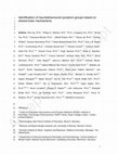 Research paper thumbnail of Identification of neurobehavioural symptom groups based on shared brain mechanisms