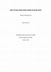 Research paper thumbnail of Một Số Quá Trình Ngẫu Nhiên Có Bước Nhảy