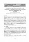 Research paper thumbnail of Ảnh Hưởng Của Tính Chất DI Động Và Ngập Nước Đến Đa Dạng Và Thành Phần Loài Của Thực Vật Có Hoa Ở Vùng Đất Cát Tỉnh Quảng Trị