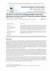 Research paper thumbnail of The effect of a credit sales accounting information system on the effectiveness of account control in PT Megah Kayu Industri Bandung