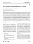 Research paper thumbnail of Role of low substrate temperature deposition on Co–Fe thin films