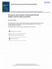 Research paper thumbnail of Sanctions and summits: Sanctioned African leaders and EU–Africa summits