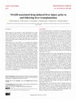 Research paper thumbnail of NSAID-Associated Drug-Induced Liver Injury Prior And Following Liver Transplantation