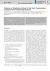 Research paper thumbnail of Evidence of Diradicals Involved in the Yeast Transketolase Catalyzed Keto-Transferring Reactions