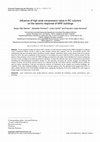 Research paper thumbnail of Influence of high axial compression ratios in RC columns on the seismic response of MRF buildings