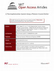 Research paper thumbnail of A Thermophotovoltaic System Using a Photonic Crystal Emitter