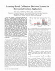 Research paper thumbnail of Learning-Based Calibration Decision System for Bio-Inertial Motion Application