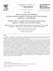 Research paper thumbnail of Effets systémiques des infiltrations de glucocorticoïdes épidurales et intra-articulaires chez les patients diabétiques et non diabétiques