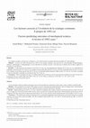 Research paper thumbnail of Les facteurs associés à l'évolution de la sciatique commune. À propos de 1092 cas