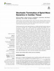 Research paper thumbnail of Stochastic Termination of Spiral Wave Dynamics in Cardiac Tissue