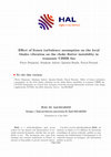 Research paper thumbnail of Effect of Frozen Turbulence Assumption on the Local Blades Vibration on the Choke Flutter Instability in Transonic UHBR Fan