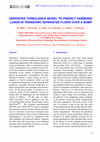 Research paper thumbnail of Derivated turbulence model to predict harmonic loads in transonic separated flows over a bump