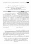 Research paper thumbnail of Growth and quality of Garcinia humilis seedlings as a function of substrate and shading level