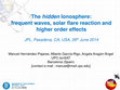 Research paper thumbnail of The hidden Ionosphere: frequent waves, solar flare reaction and higher order effects