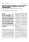 Research paper thumbnail of DNA sequence elements located immediately upstream of the -10 hexamer in Escherichia coli promoters: a systematic study