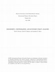 Research paper thumbnail of Exogeneity, Cointegration, and Economic Policy Analysis