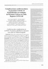 Research paper thumbnail of Complicaciones cardiovasculares en pacientes COVID-19 hospitalizados en Unidades de Pacientes Críticos en Chile. Registro COVICAR