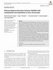 Research paper thumbnail of Pharmacological interaction between NSAIDS with clomipramine and risperidone in mice visceral pain