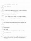 Research paper thumbnail of Synergism between gabapentin-tramadol in experimental diabetic neuropathic pain