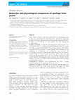 Research paper thumbnail of Molecular and physiological comparison of spoilage wine yeasts