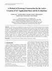 Research paper thumbnail of A Method of Prototype Construction for the Active Creation of IoT Application Ideas and Its Evaluations