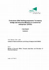 Research paper thumbnail of Evaluation of the funding Programme ‘Increasing energy and resource efficiency in commercial enterprises’ (ERGU)