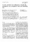 Research paper thumbnail of A new, peroral non‐radioactive vitamin B12 absorption test compared with the Schilling test