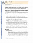 Research paper thumbnail of Predictors of Delayed Transition From Central Venous Catheter Use to Permanent Vascular Access Among ESRD Patients