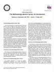 Research paper thumbnail of The Methodology Matters Series: An Introduction