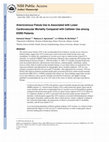 Research paper thumbnail of Arteriovenous Fistula Use Is Associated with Lower Cardiovascular Mortality Compared with Catheter Use among ESRD Patients