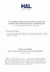 Research paper thumbnail of A 1D nonlinear finite element model for analysis of composite foam-insulated concrete sandwich panels