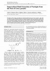 Research paper thumbnail of Supercritical fluid extraction of naringin from the peel of Citrus paradisi