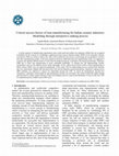 Research paper thumbnail of Critical success factors of lean manufacturing for Indian ceramic industries: Modelling through interpretive ranking process