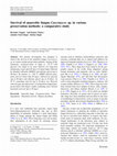 Research paper thumbnail of Survival of anaerobic fungus &lt;i&gt;Caecomyces&lt;/i&gt; sp. in various preservation methods: a comparative study