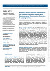 Research paper thumbnail of Evidence-based practice interventions for children and young people with Developmental Coordination Disorder - A scoping review