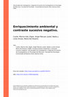 Research paper thumbnail of Enriquecimiento Ambiental y Contraste Sucesivo Negativo