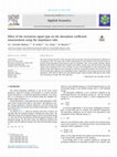 Research paper thumbnail of Effect of the excitation signal type on the absorption coefficient measurement using the impedance tube