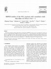 Research paper thumbnail of SRPES studies of the NO2 reaction with vanadium oxide thin films on TiO2(110)-1×1