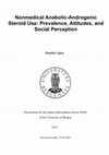 Research paper thumbnail of Nonmedical Anabolic-Androgenic Steroid Use: Prevalence, Attitudes, and Social Perception