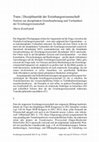 Research paper thumbnail of Trans | Disziplinarität der Erziehungswissenschaft. Notizen zur disziplinären Grenzbearbeitung und Verfasstheit der Erziehungswissenschaft