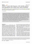 Research paper thumbnail of JAK2V617F variant allele frequency >50% identifies patients with polycythemia vera at high risk for venous thrombosis