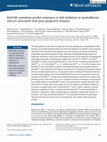 Research paper thumbnail of RAS/CBL mutations predict resistance to JAK inhibitors in myelofibrosis and are associated with poor prognostic features