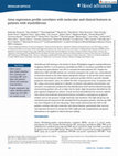 Research paper thumbnail of Gene expression profile correlates with molecular and clinical features in patients with myelofibrosis